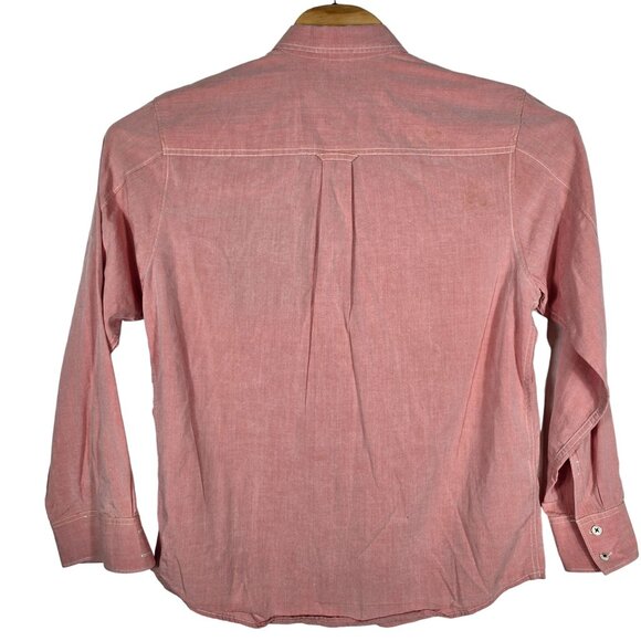 Tommy Bahama Button Down Shirt Medium Men's Long‎ Sleeve Red - Picture 3 of 9